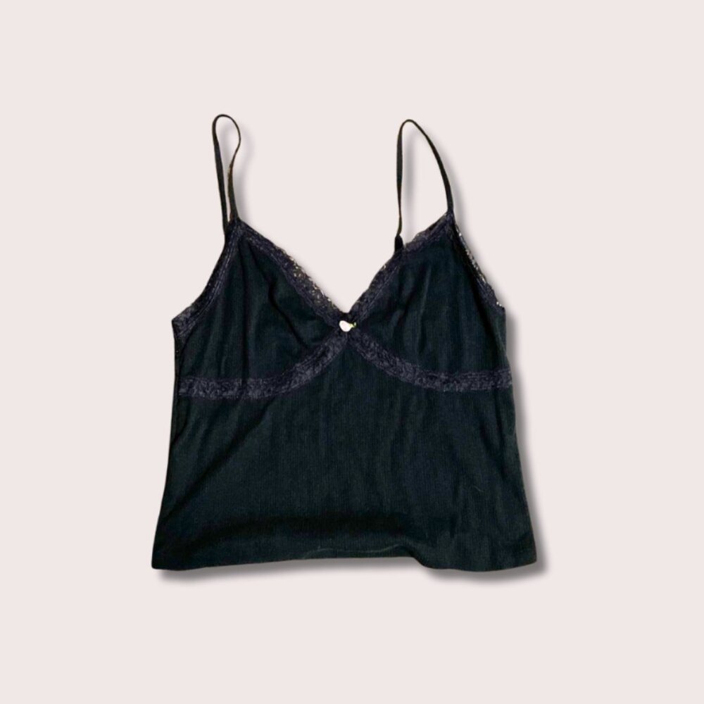 Aeropostale Black Lace Tank Top